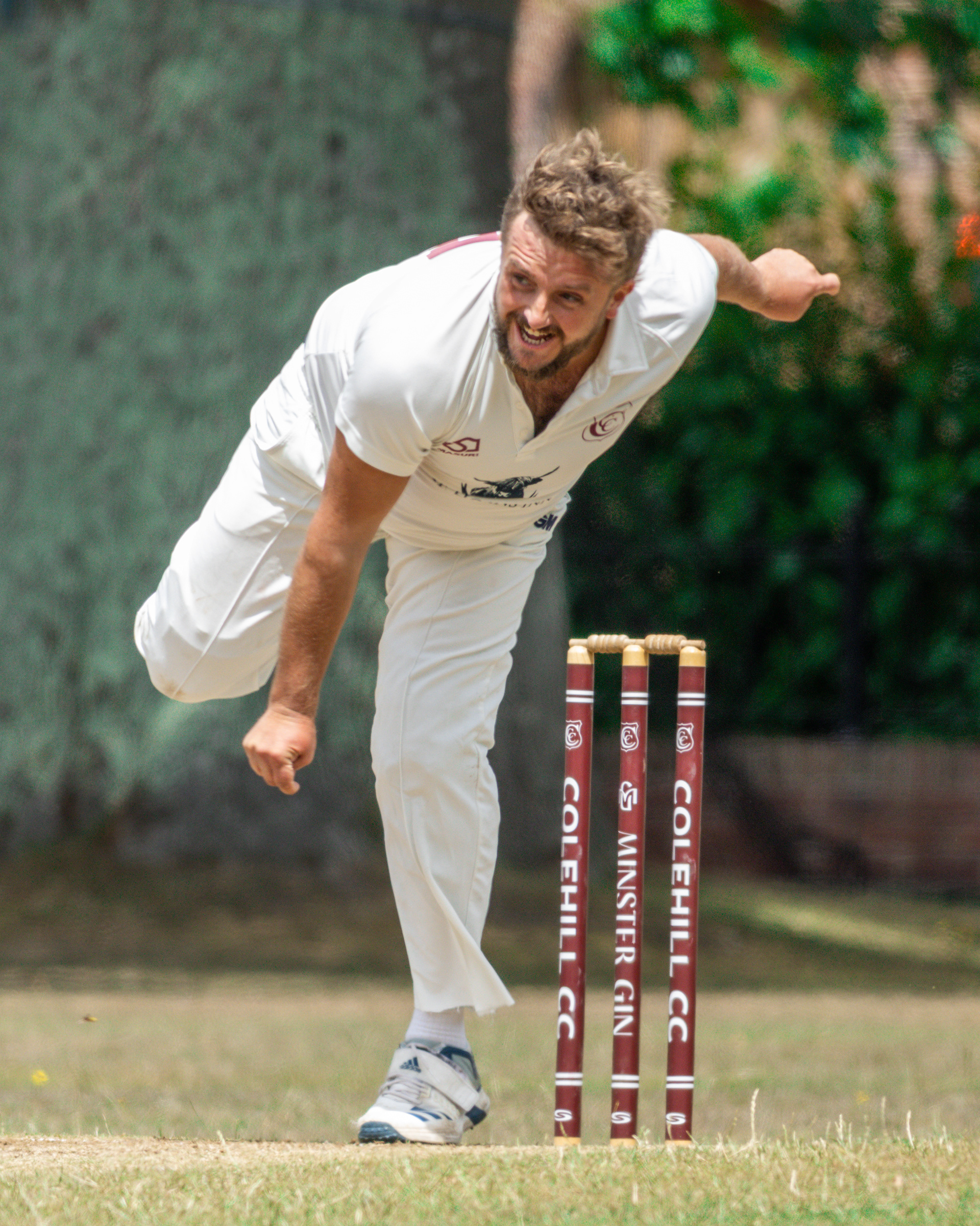Bowler steams in at Colehill Cricket Club